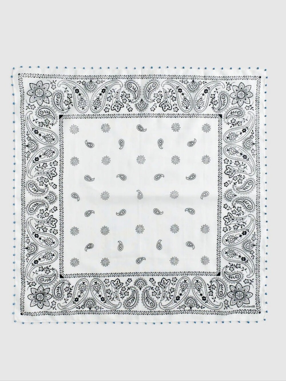 Madewell Beaded Bandana in Cotton